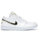 Air Jordan 1 Low White Metallic Gold