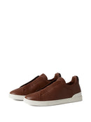 Zegna Deerskin Triple Stitch Brown