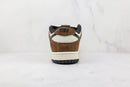 Nike SB Dunk Low White Black Trail End Brown