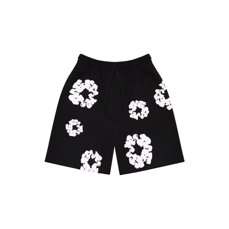Shorts Denim Tears The Cotton Wreath Black