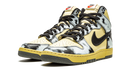 Nike Dunk High Black Acid Wash